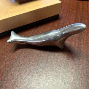 Signed Hoselton Seal Sculpture 7 inch Aluminum Sea Life